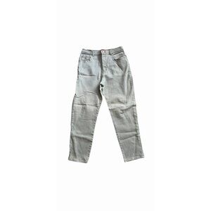 Vintage Gloria Vanderbilt Sage High Waisted Mom Jeans Tapered Legs Sz14 30"x27"